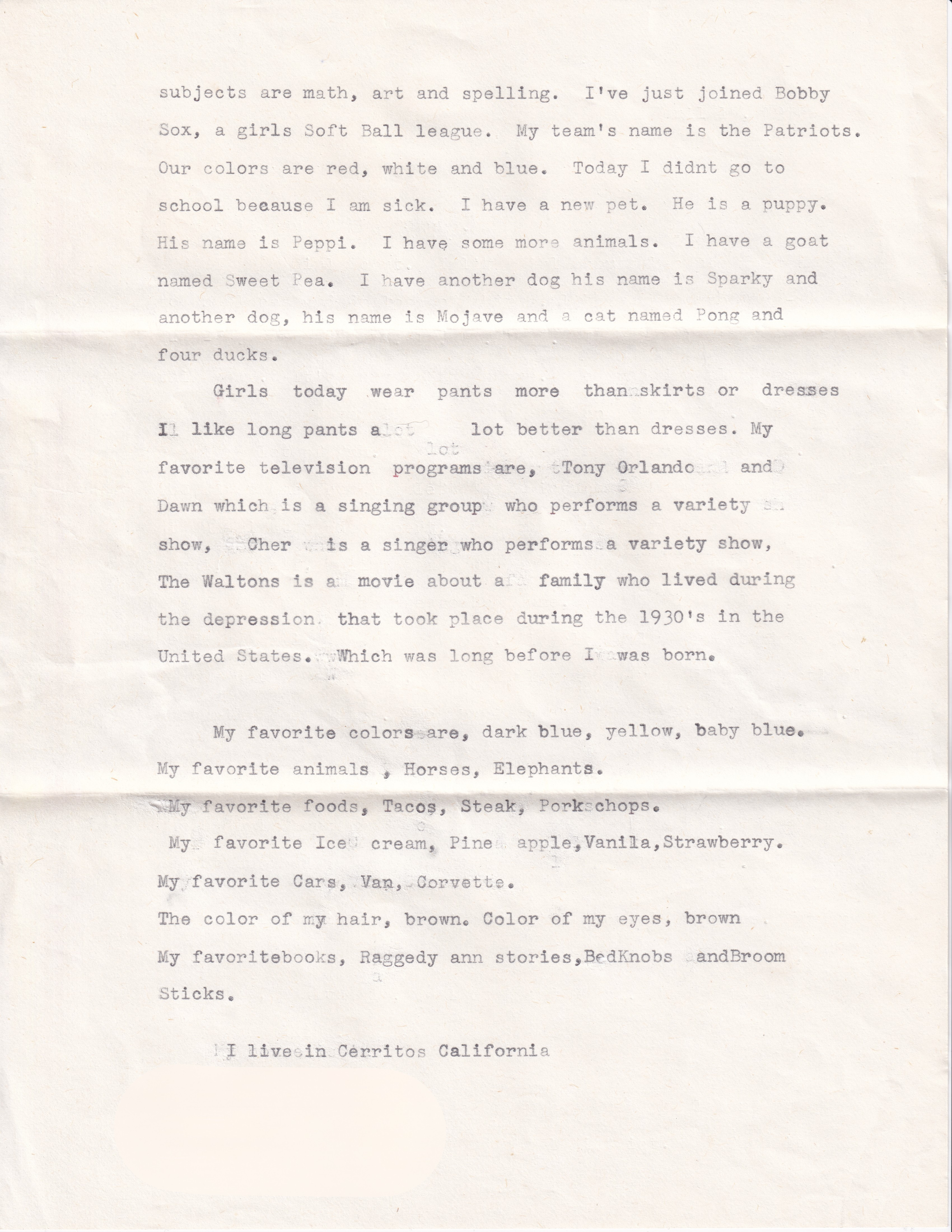 Letter Page 2
