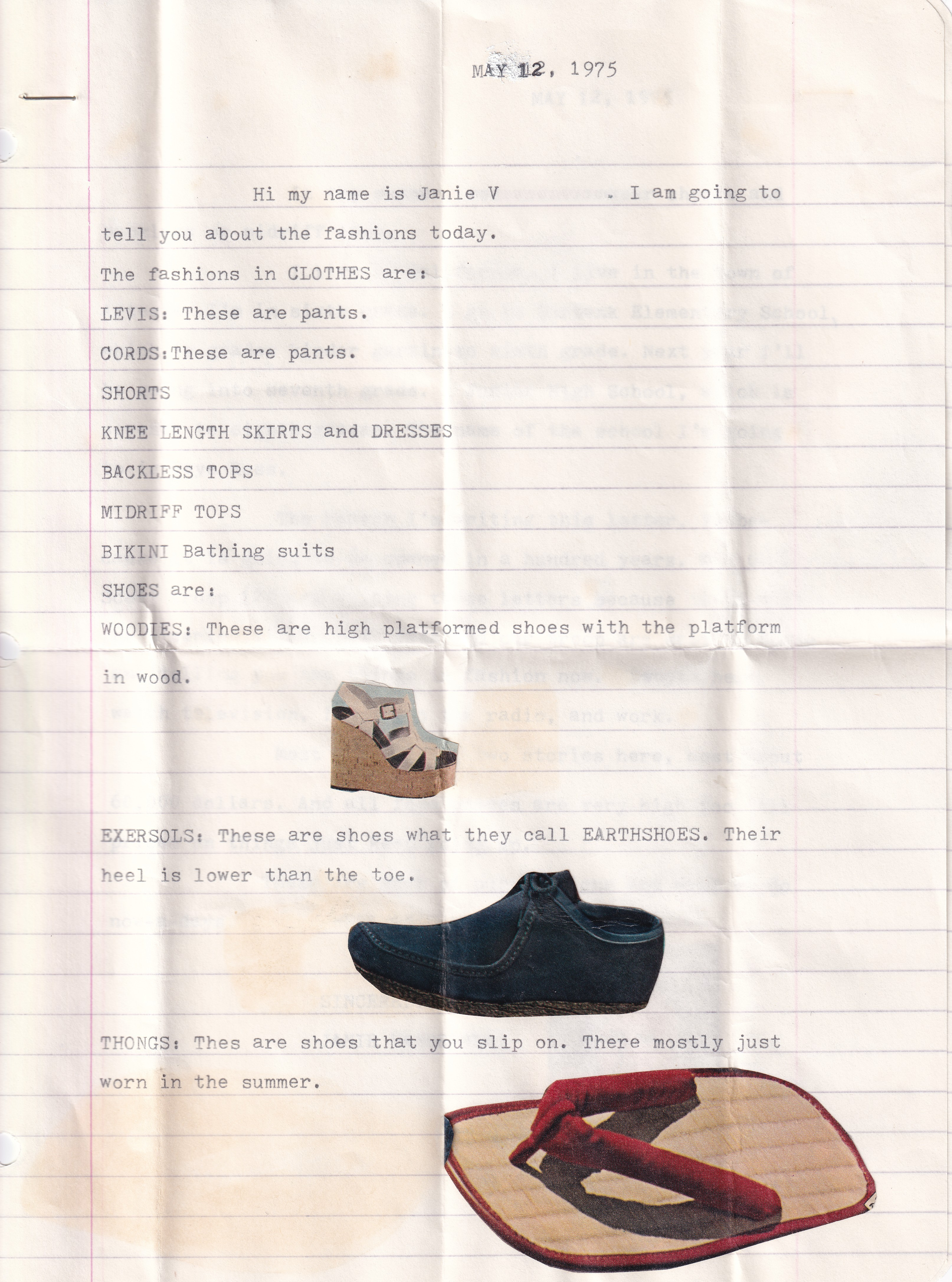 Letter Page 1