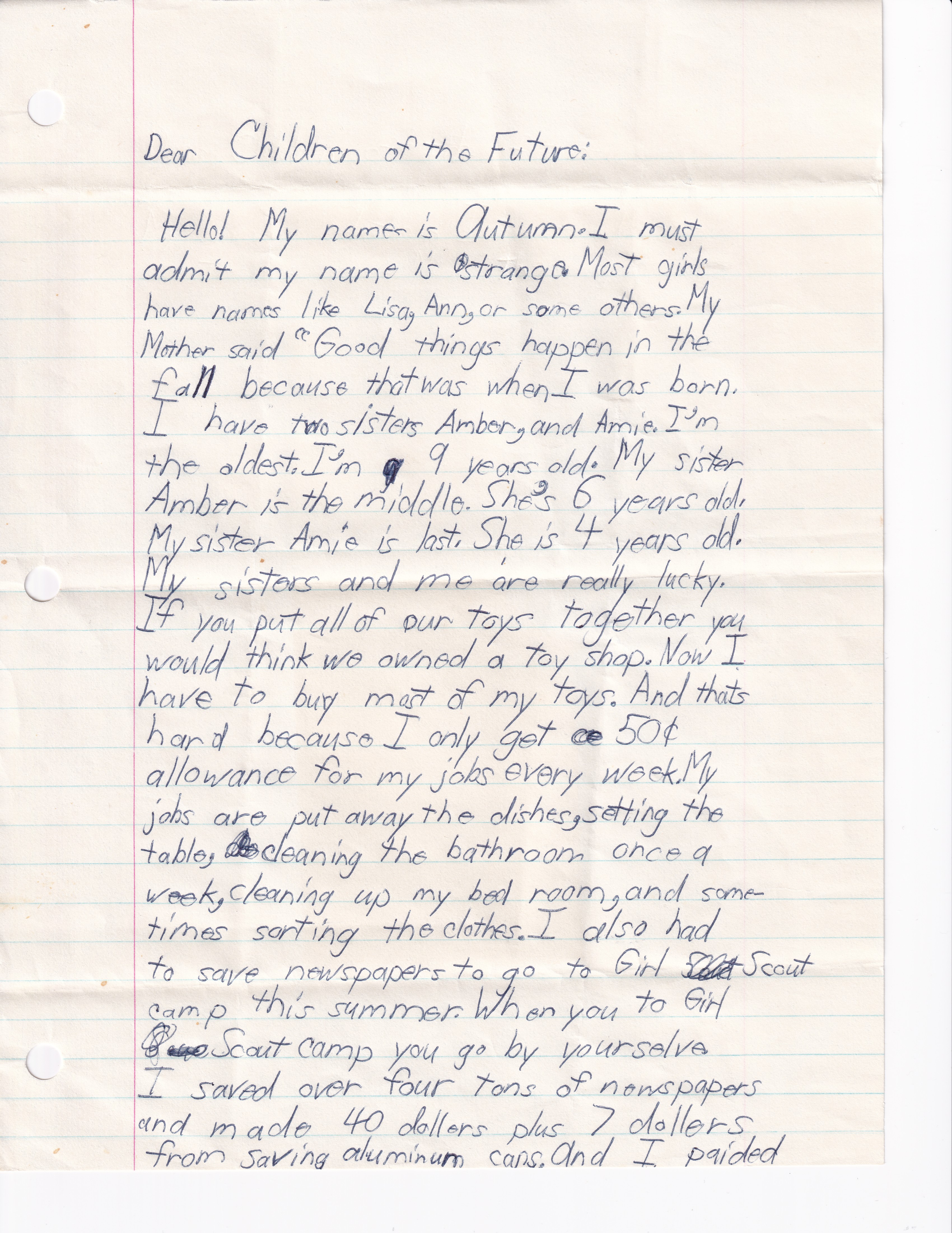 Letter 1